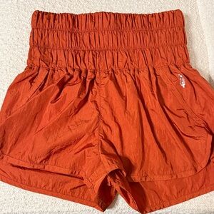 Vibrant Orange Women's Athletic Shorts